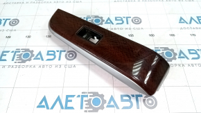 Rear right window lift control trim Toyota Camry v50 12-14 usa brown wood, scratches
