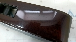 Rear right window lift control trim Toyota Camry v50 12-14 usa brown wood, scratches