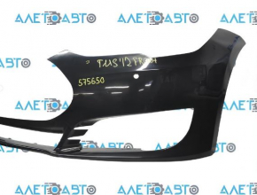 Front bumper bare Tesla Model S 12-15 pre-rest 6 sensors, black PBSB, pokes, scratched