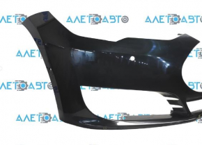 Front bumper bare Tesla Model S 12-15 pre-rest 6 sensors, black PBSB, pokes, scratched