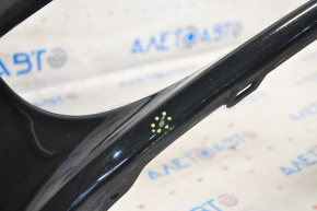 Front bumper bare Tesla Model S 12-15 pre-rest 6 sensors, black PBSB, pokes, scratched