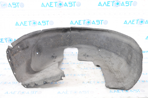 Rear right fender liner Tesla Model S 12-15 pre-restoration torn fasteners