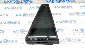 Door glass triangle rear right BMW X5 F15 14-18 tinted, torn seal