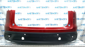 Rear bumper bare Mazda CX-9 16 - for parking sensors, without molding, red