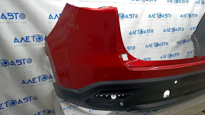 Rear bumper bare Mazda CX-9 16 - for parking sensors, without molding, red