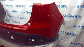 Rear bumper bare Mazda CX-9 16 - for parking sensors, without molding, red