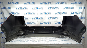 Rear bumper bare Mazda CX-9 16 - for parking sensors, without molding, red
