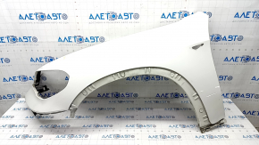 Front left wing BMW X5 E70 11-13 rest, white, broken fasteners