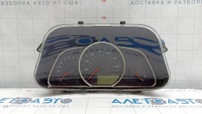 The instrument cluster of a Toyota Rav4 2013-2015 has a cracked glass.