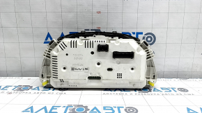 The instrument cluster of a Toyota Rav4 2013-2015 has a cracked glass.