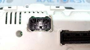 The instrument cluster of a Toyota Rav4 2013-2015 has a cracked glass.