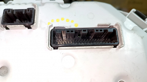 The instrument cluster of a Toyota Rav4 2013-2015 has a cracked glass.