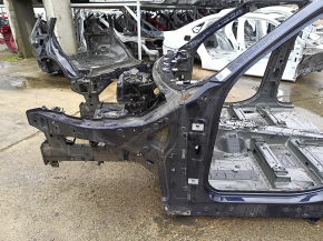 Front left quarter BMW X5 F15 14-18 on the body, blue