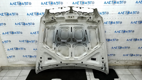 Hood bare BMW X5 X6 E70 E71 07-13 white 300, aluminum, butt, dented