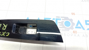 Rear left window lift control trim Mazda CX-9 16 - black, gloss, scratches