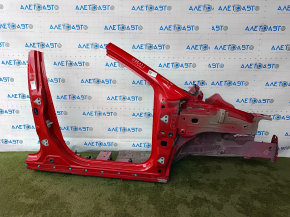 Jeep Compass 17 Front Right Quarter - Red, with B-Pillar
