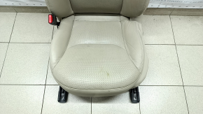 Driver's seat Mazda CX-9 16- with airbag, electric, heated, leather, beige, for cleaning