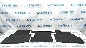 Set of floor mats for Mazda CX-9 16- rubber, black