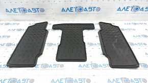 Set of floor mats for Mazda CX-9 16- rubber, black