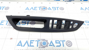 Front left window lift control trim BMW X5 E70 07-13 black, worn