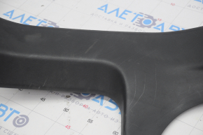 Rear pillar trim lower right Tesla Model S 12-15 pre-rest, black, with beige insert, rubbed