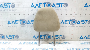 Headrest front right Nissan Rogue 14-20 cloth, beige, for dry cleaning