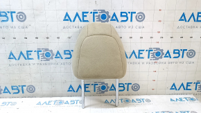 Headrest front right Nissan Rogue 14-20 cloth, beige, for dry cleaning