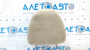 Headrest front right Nissan Rogue 14-20 cloth, beige, for dry cleaning