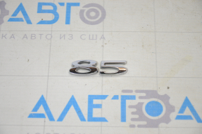 Emblem inscription 85 trunk door Tesla Model S 12-15 prerest