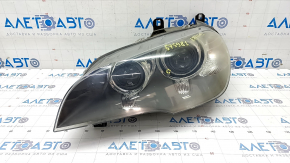Front left headlight complete BMW X5 E70 11-13 rest, xenon, adaptive, butt, for polishing, break