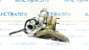 Turbine assembly with manifold Audi Q5 8R 13-17 2.0T 59k with tubes, rusty