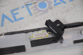 Tesla Model S 12-15 pre-restored trunk door molding type 1, chrome, broken mount, minor scratches
