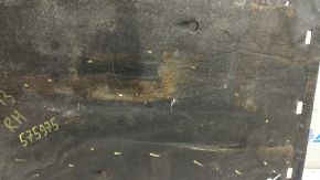 Right underbody protection Audi Q5 8R 09-17 is worn out