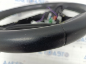 Bare steering wheel BMW X5 E70 07-13 M Sport, leather, black, scratches, worn