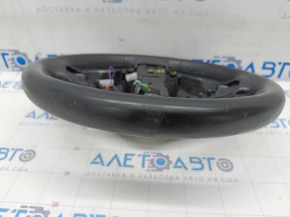 Bare steering wheel BMW X5 E70 07-13 M Sport, leather, black, scratches, worn