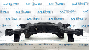 Rear subframe BMW X5 F15 14-18 rusty, silent blocks torn, stabilizer mounting bolt broken