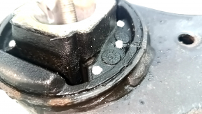Rear subframe BMW X5 F15 14-18 rusty, silent blocks torn, stabilizer mounting bolt broken