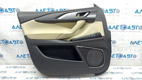 Door trim card front left Mazda CX-9 16- leather, beige, BOSE, scratches