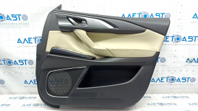 Door trim card front right Mazda CX-9 16- leather, beige, BOSE, scratches