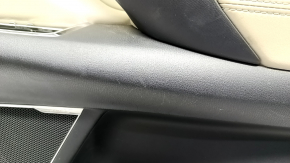 Door trim card rear right Mazda CX-9 16- leather, beige, BOSE, with curtain, scratches