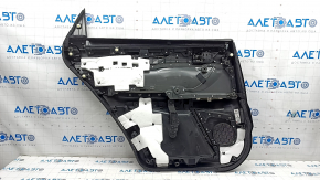 Door trim card rear right Mazda CX-9 16- leather, beige, BOSE, with curtain, scratches