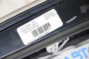 Light inside trunk door right Tesla Model S 12-20 scratches, dirt under glass