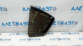 Door glass triangle with seal rear left Honda Accord 13-17 petrol, green tint, scratches