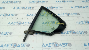 Door glass triangle rear left VW Jetta 11-18 USA scratches, broken fastener
