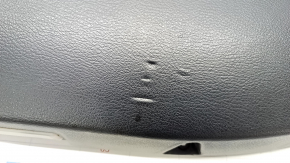 Door trim card front right BMW X5 E70 07-13 black, beige insert, wood trim, scratches, worn leather, needs cleaning
