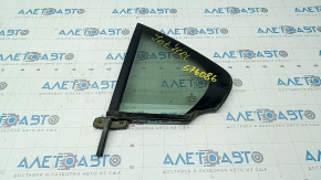 Door glass triangle rear left VW Jetta 11-18 USA scratches, broken fastener