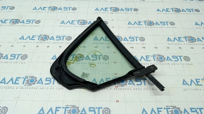 Door glass triangle rear left VW Jetta 11-18 USA scratches, broken fastener