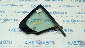Door glass triangle rear right VW Jetta 11-18 USA scratches, broken fastener