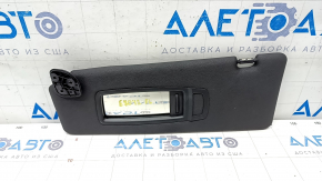 Left visor BMW X5 E70 07-13 black, without hook