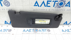 Right visor BMW X5 E70 07-13 black, without hook